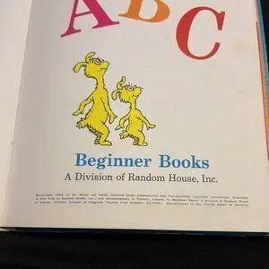 Other | Vintage Dr Seusss Abc Beginner Book | Poshmark